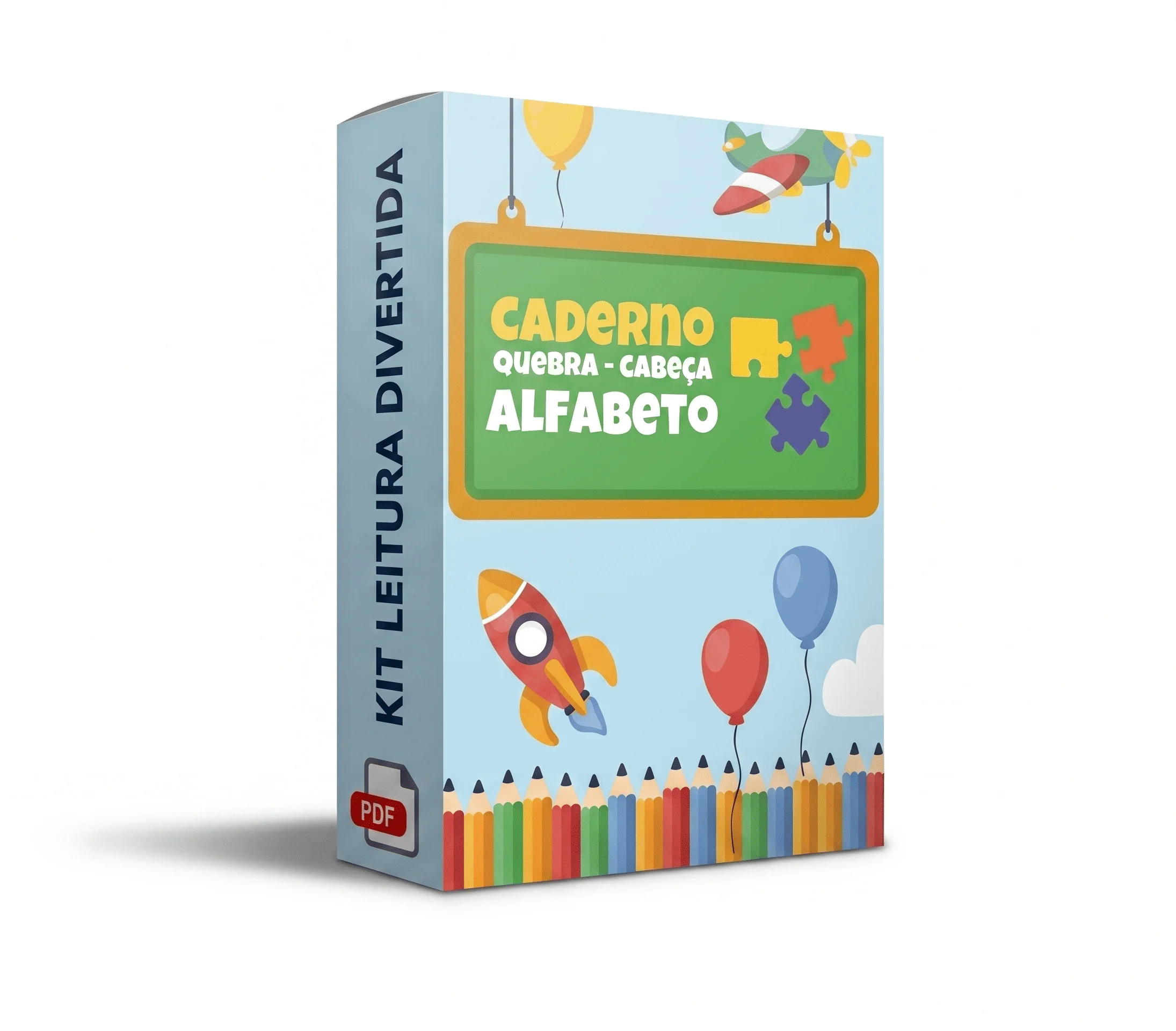 Caderno Quebra Cabeça Alfabeto